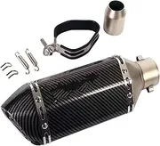 Exhaust Pipe Muffler Motorcycle Exhaust Pipe 38-51mm Universal Muffler Tail Escape Silencer Removable DB Killer Aluminum Exhaust Mid Link Pipe
