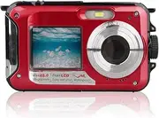 Underwater Cameras, Full HD 2.7K 48MP Waterproof Digital Camera with 16X Digital Zoom, Compact Point and Shoot Camera for Snorkeling (#12)