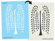 Joanie Stencil 16" Willow Tree Simplify Home Decor Folk Art Wall Craft DIY Signs