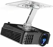 Projector Mount Projector Stand with 1/4 Inch Screw Interface - Improved 360° Multi-Angle Desktop Projector Mount, Projector Ceiling Mount Universal for Home Cinema and Playroom, Silver