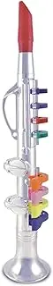 Bontempi 32 4431 8 Notes Silver Clarinet, 42cm, Multi-Color