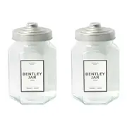 12x Glass Jars 800ML Metal Lid Food Storage Container Decor Kitchen Canister