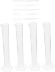 CHILDWEET Pc Measuring Cylinders Ml Pc Droppers Ml Plastic Laboratory Measuring Cylinders Safe