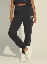 GUESS Black Bryony Active Logo Trackpants Size: XS, Cotton