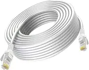 Angoily 1pc Network Line Gigabit Line Modem Ethernet Cable Router Supplies Internet Cable Routers Connection Wire High- Cord PVC White