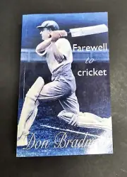 Don Bradman Legend Farewell to Cricket hand signed Book - COA - Australia GOAT