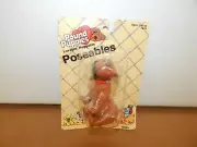 Sealed Vtg Poseable Pound Puppies Brown Beagle 1985 Tonka Dog Figure Toy 7816