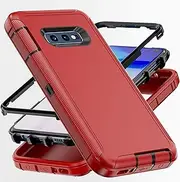 AYMECL for S10e Case,Galaxy S10e Case,Samsung S10e Case [Military Grade] 3 in 1 Full Body Shockproof Dust/Drop Proof Heavy Duty Protection Cover,for Samsung Galaxy S10e 5.8 Inch,Black+Red