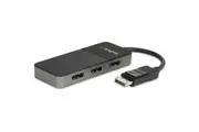 StarTech.com 3-Port DisplayPort 1.4 Splitter, DisplayPort to 3x DP Multi-Monitor Adapter, Triple 4K Computer MST Hub, Windows Only~3-Port Multi 1.4 -
