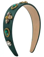 [Gregory Ladner] Bee Headband in Emerald