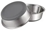 PEGYY11 Nonslip Stainless Steel Dog Bowls, 7.6 US Cup, 2 Count