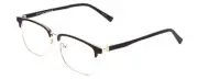 Calabria Ernest 4904 Cat-Eye Reading Glasses +7.00 Matte Black/Gold Men Women