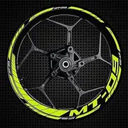Motorcycle Reflective Wheel Sticker Racing Rim Stripe Tape Decal Waterproof Accessories for MT-09 MT09 MT 09 (Color : MT-093)
