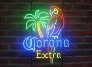 Corona Extra Parrot 20"x16" Neon Sign Lamp Artwork Display Wall Decor Pub AL