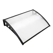Instahut 1mx1.2m Window Door Awning Transparent Hollow Sheet Plastic Frame New