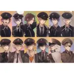 魔鬼戀人 DIABOLIK LOVERS CD特典 軍裝 A4資料夾 逆卷修 逆卷綾人 奏人 無神琉輝  無神皓 月浪辛