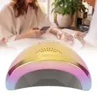 UV LED Nail Lamp 48W Dual Light Source Infrared Intelligent Induction Gel Pol AU