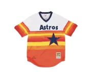 Mitchell & Ness Authentic Jersey Multi Houston Astros Home 1980 Nolan Ryan