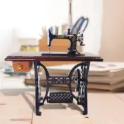 Dollhouse miniatures 1/12 Mini Exquisite Alloy Mini Sewing Machine Mini Alloy Se