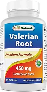 Best Naturals Valerian Root,250 Capsules,450 Mg