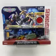 Micro Machines Transformers Series 1 #01 Translucent Bumblebee Chase - New