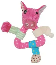 New Deglingos Baby Discovery Triangle Activity Toy Jambonos the Pig Plush Toy