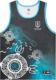 Port Adelaide Power AFL Footy Mens Adults Indigenous Training Singlet