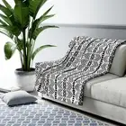 Tribal Sherpa Fleece Blanket/ Baby Blanket/Winter Throw Blanket Gift