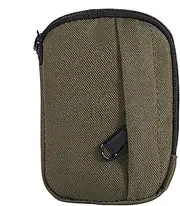 Outdoor Waist Belt Pouch, Small Utility Outdoor Zipper Bags, Nylon Waist Case Wallet, Water-Resistant, Adjustable Belt, 10.0x6.5x1.0cm/3.94x2.56x0.39 Inches, for Women Men