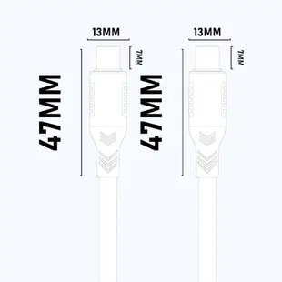 雙頭Type-C快充編織線｜PD240W/48V/40Gbps/8K投影｜SY-25｜雷電3/高速傳輸/快充線/影像頭屏