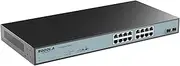 SODOLA Umanaged Ethernet Switch with 16 Ports, 2.5G, 16 x 2.5GBASE-T Ports, 2 x 10G SFP, 120Gbps Switching Capacity, Port Isolation, IE Rack Mount/Fanless/Plug & Play Multi-Gig Unmanaged
