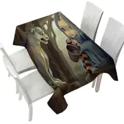 Fantasy Art Alannah and the Gargoyle Tablecloth