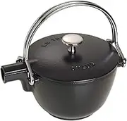 Staub Round Teapot or Kettle, 1.5 L, Black