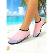 Women's Quick-Dry Aqua Socks – Lightweight Beach Water Shoes Slip-Resistant Barefoot Surf Shoes for Swimming, Yoga Pool