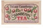 The Metropolitan Tea Company 62WD-618B-033 Cranberry 25 Teabags in Wood Box