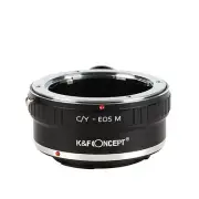 K&F Concept Lens Adapter Tripod for Contax Yashica CY Lens to Canon EOS M Camera
