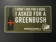 GREENBUSH BREWING Michigan anger distorter ask STICKER decal craft beer brewery