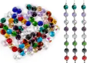 100Pcs Multi Color Crystal Glass 14Mm Octagon Chandelier Beads