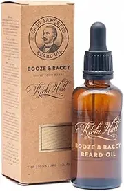CAPTAIN FAWCETT Ricki Hall Booze and Baccy Beard Oil 10 ml Travel Pack, Clear