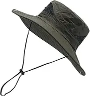 [Generic] Fishing Bucket Hat for Men,Fishing Visor Fisherman Wide Brim Bucket Hat | UV Protection Foldable Outdoor Summer Sun Hat, UPF 50+ for Travel Hiking