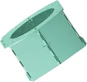TOYANDONA 1pc Portable Folding Toilet Travel Potty for Boys Compact Lightweight Durable Material for Home Car Outdoor Use Green