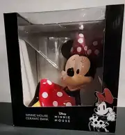 Disney Minnie Mouse Ceramic Bank By M.Z. Berger & Co. Inc NEW In Box