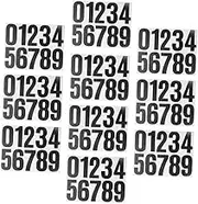 OSALADI 10 Sheets Adhesive Number Stickers for Mailbox and Trash Can and Easy to Apply Numbers for Home Address Signs Decals