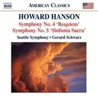 Hanson Symphony No. 4 Symphony No. 5 Naxos 8.559703