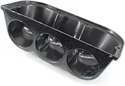 Daseeme Dash 3 Hole Triple Gauge Meter Mount Holder Pod 52mm Carbon Fiber Pattern