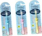 FOYTOKI Manual Boys and Girls Toothbrush Baby Toothbrushes 2-8 Years Soft Bristle