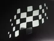 Chrome checkered flag Lambretta Vespa scooter Scomadi