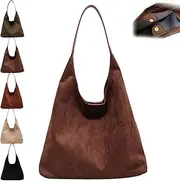 [Generic] Brown Tote Bag, Bag, Purses Ladies Shoulder Hundred for Everyday, Crossbody Bags for Everyday