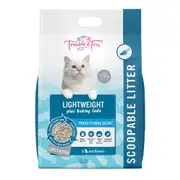 Trouble & Trix Lightweight Plus Baking Soda Cat Litter 10L