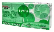 Home Smart Ultra Soft Mentholated Tissues Pocket Pack 8 Pack
